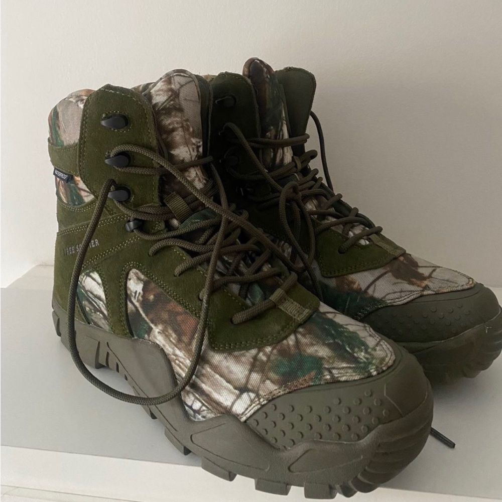 FREE SOLDIER Men's Waterproof Hiking Boots Tactical Work Boots Size 12 - Picture 5 of 10
